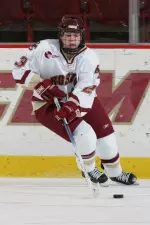 Senior Erin Blood scored her first goal of the season in her last home game of her career.