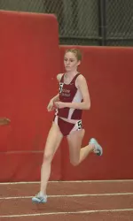 Freshman Siobhan Breagy clocks a season-best time in the 800 at the ECACs