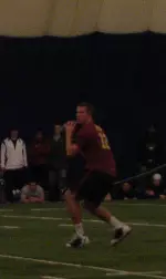 Quarterback Matt Ryan threw over 50 passes for scouts on Tuesday.