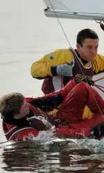 Brian Kamilar and Andrew Schneider helped lead BC to the New England Intercollegiate Sailing Assoc. Conference Championship.
