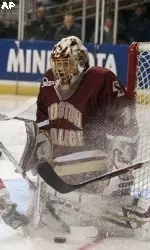 Freshman goalie John Muse captured Hockey East Goaltender of the Month recognition after he went 7-1-1 with a 1.70 goals against average and a .978 save percentage in nine March games.