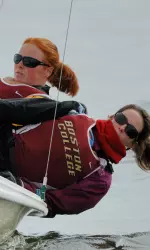 The Boston College women's sailing team captured the NEISA Conference Championship this past weekend.