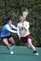 Junior Lauren Fitzpatrick scored the game-winning goal in the first meeting between BC and UNC this season.