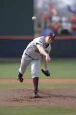 Houston set a career-high with nine strikeouts in seven innings to earn his third win of the season.