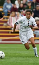 Junior forward Gina DiMartino is a member of the Under-20 Women's National team which just qualified for the 2008 World Cup.