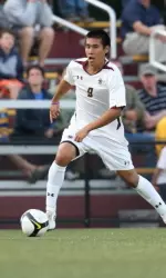 Sophomore Patrick Chin tied the game at 1-1 with his first collegiate goal at 73:31.