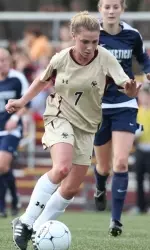 Boston College junior Amy Caldwell has a goal and an assist in the Eagles two NCAA games.