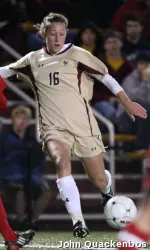 Junior Brooke Knowlton scored on a one-timer in the second half giving BC a 1-0 victory over Wisconsin in the third round of the NCAA Tournament.