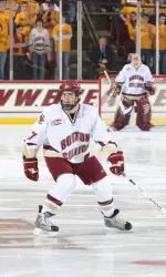 Senior Carl Sneep netted two man-advantage goal in the 4-4 tie at UNH.