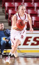 Kerri Shields shot 4-for-7 from the arc and scored a season-high 12 points in the Eagles vitory over Monmouth.