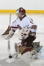 Molly Schaus recorded her 10th shutout of the season