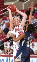 Sophomore Carolyn Swords earned the Athletics Director's Award for Academic Achievement for the second consecutive season.