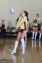 Sophomore Brennan Clark's 22 digs kept the Eagles' defense strong against Fordham.