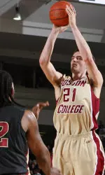 Tyler Roche hit a key three-pointer to give BC a four-point lead in the second half.