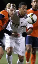 Charlie Rugg scored BC's only goal in a 1-1 tie with Virginia.
