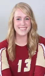 Senior Melanie Cimino recorded her 204th career block in tonight's game.