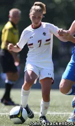 Amy Caldwell is a senior on the women's soccer team which is now 12-5-1.