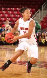 Freshman Tiffany Ruffin is just one of five freshman on the 2010-11 roster for the No. 25 Eagles.