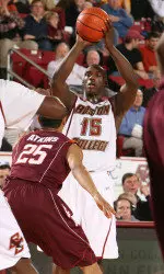 Rakim Sanders scored his 1000th career point on a free throw with 11:44 to play in the game.