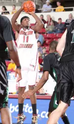 Corey Raji led the Eagles with 15 points and eight rebounds.