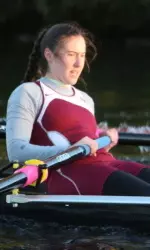 Senior Erin Flaherty and the Eagles competed on the Charles River in Cambridge, Mass.