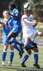 Junior Alyssa Pember is one of the keys on the Eagles defense this season which has a goals-against-average of 0.321.