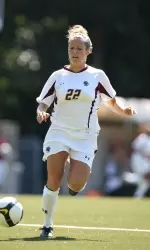 Stephanie Wirth scored her first goal of the season in a 3-1 win over Rutgers.