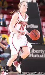 Sophomore Kerri Shields had 18 points in the 84-83 loss to UNC on Sunday night.