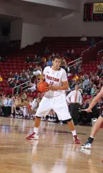 Ryan Anderson scored nine points in tonight's game at Holy Cross.