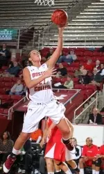 Kristen Doherty had 12 points in the loss to BU.