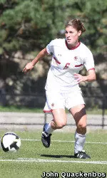 Junior Alyssa Pember will be in action when the Eagles take on the Boston Breakers on March 25 at 10 a.m.