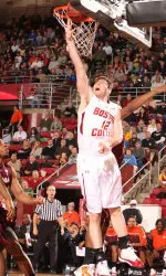 Senior Joe Trapani led BC with 14 points and nine rebounds.