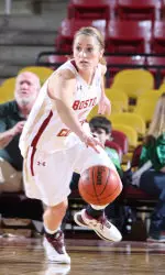 Sophomore Kerri Shields will get the chance to play against her younger sister Erin when BC takes the floor on Saturday, March 19 vs. St. Joe's.