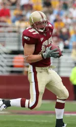 Lars Anderson caught 10 passes for 71 yards as a junior