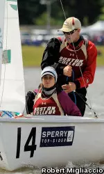 BC finished second in the final team race on Sunday afternoon. The Eagles lost the title in the last race of the day.