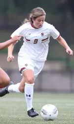 Freshman Stephanie McCaffrey scored her first career goal in a 1-0 BC win over Rutgers on Friday night.
