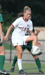 Kristen Mewis scored her fourth goal of the season vs. Dartmouth.