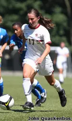 Senior Alaina Beyar is a three-year starter on defense.