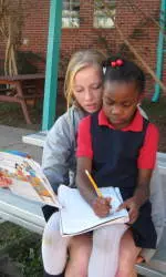 At the NFL Youth Education Town Boys and Girls Club