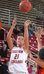 Sophomore Kristen Doherty has led BC in scoring and rebounding in the last three games. She is averaging 15.7 points and 5.3 rebounds.