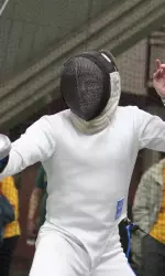 Albert Starshak squares off with an opponent