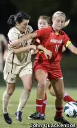 Senior midfielder Maddie Payne enjoys being a student-athlete at BC.