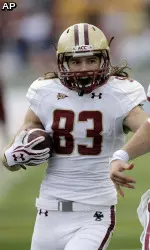 Alex Amidon scored a 24-yard touchdown on his only rush of the game. He also caught five passes for 85 yards and a score.