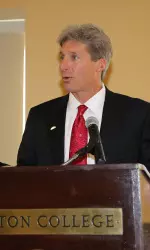 Brad Bates was named Director of Athletics at Boston College on Oct. 9, 2012.