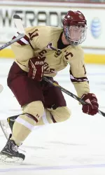 Center Pat Mullane, captain of the 2012-13 Eagles, led the league in points (8) in October.