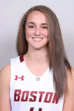 Freshman Nicole Boudreau had 22 points and six assists in the win over Holy Cross.