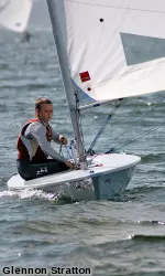 Erike Reineke in action this weekend in California.