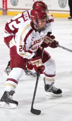 Junior forward Bill Arnold lifted BC to a 1-0 lead just more than one minute into Sunday's 3-2 win over Massachusetts.