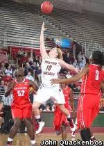 Kerri Shields hits layup to give BC a 58-56 victory over Rutgers on Sunday afternoon.