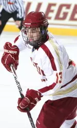 Freshman forward Johnny Gaudreau scored twice and finished the night with three points for the second time in as many games.